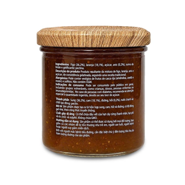 MỨT SUNG CAM HỒI SABOR - FIG ORANGE ANISE JAM SABOR 180g