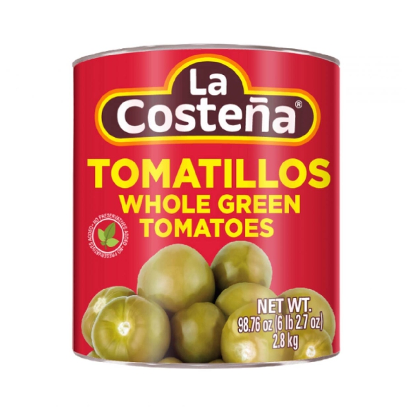 Cà Chua Xanh Ngâm Nguyên Quả - Tomatillos Whole Green Tomatoes (La Costena) 2.8kg
