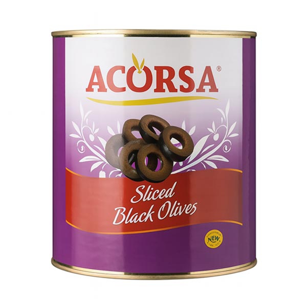 Olives Đen Cắt Lát - Sliced Black Olives Acorsa