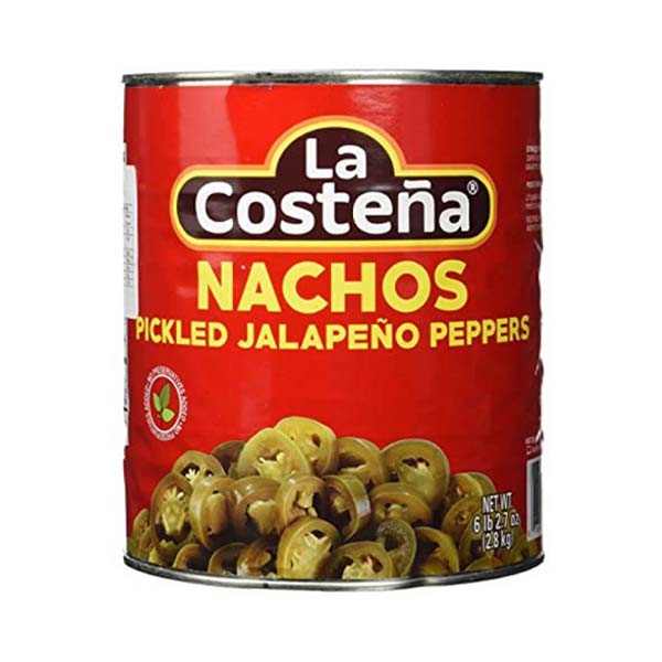 Ớt Lát Ngâm - Pickled Jalapeno Nacho Slices (La Costena) 2.8kg