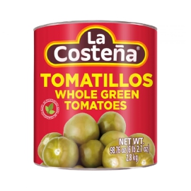 Cà Chua Xanh Ngâm Nguyên Quả - Tomatillos Whole Green Tomatoes (La Costena) 2.8kg