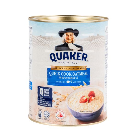 Yến mạch nghiền Quaker - Quaker Rubbed Oats (Blue)
